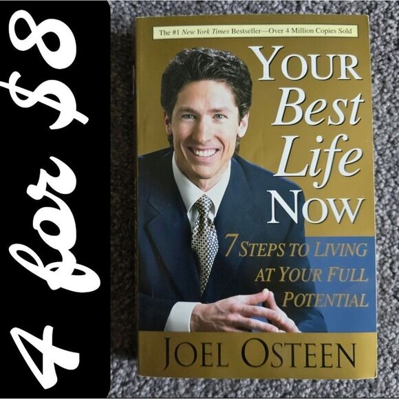 Other - Your Best Life Now Joel Osteen Book Positive Mindset Self-Help Softcover